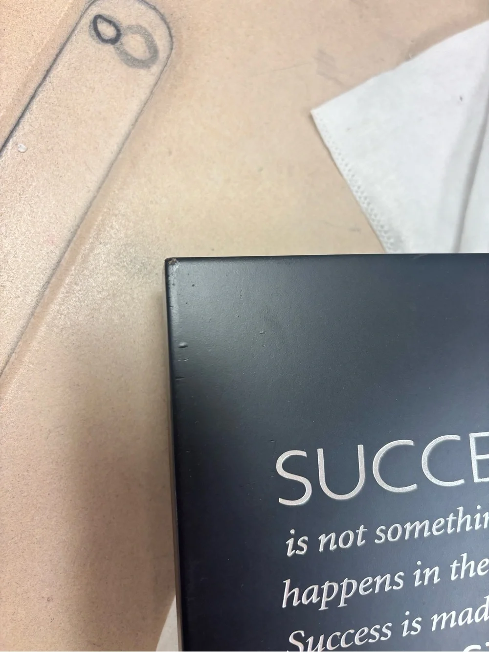Danbury Black Success Clock Plaque - 'You Rock!'